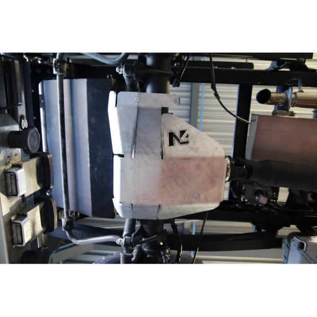 Ski de protection de nez de pont arrière en aluminium de 10mm pour Iveco Daily 3 4x4 phase 2 après 2019 N4-OFFROAD 