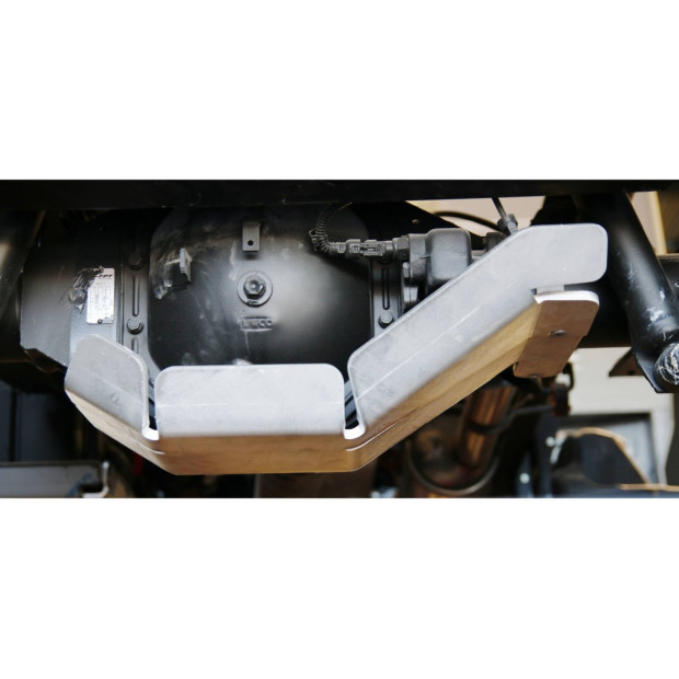 Ski de protection de nez de pont arrière en aluminium de 10mm pour Iveco Daily 3 4x4 phase 2 après 2019 N4-OFFROAD 