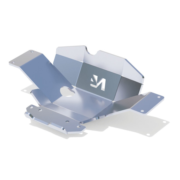 Ski protection nez pont arrière aluminium 8mm Hilux Revo N4-OFFROAD 