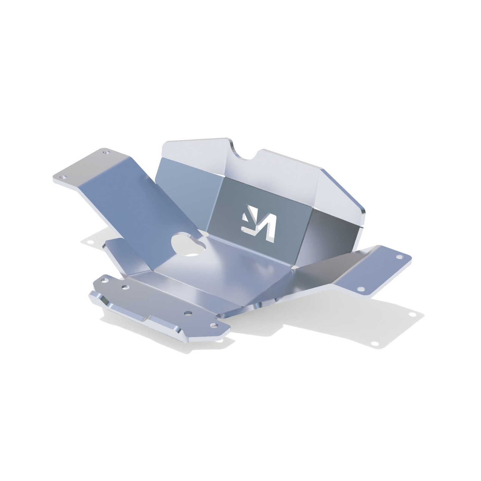 Ski protection nez pont arrière aluminium 8mm Hilux Revo N4-OFFROAD 