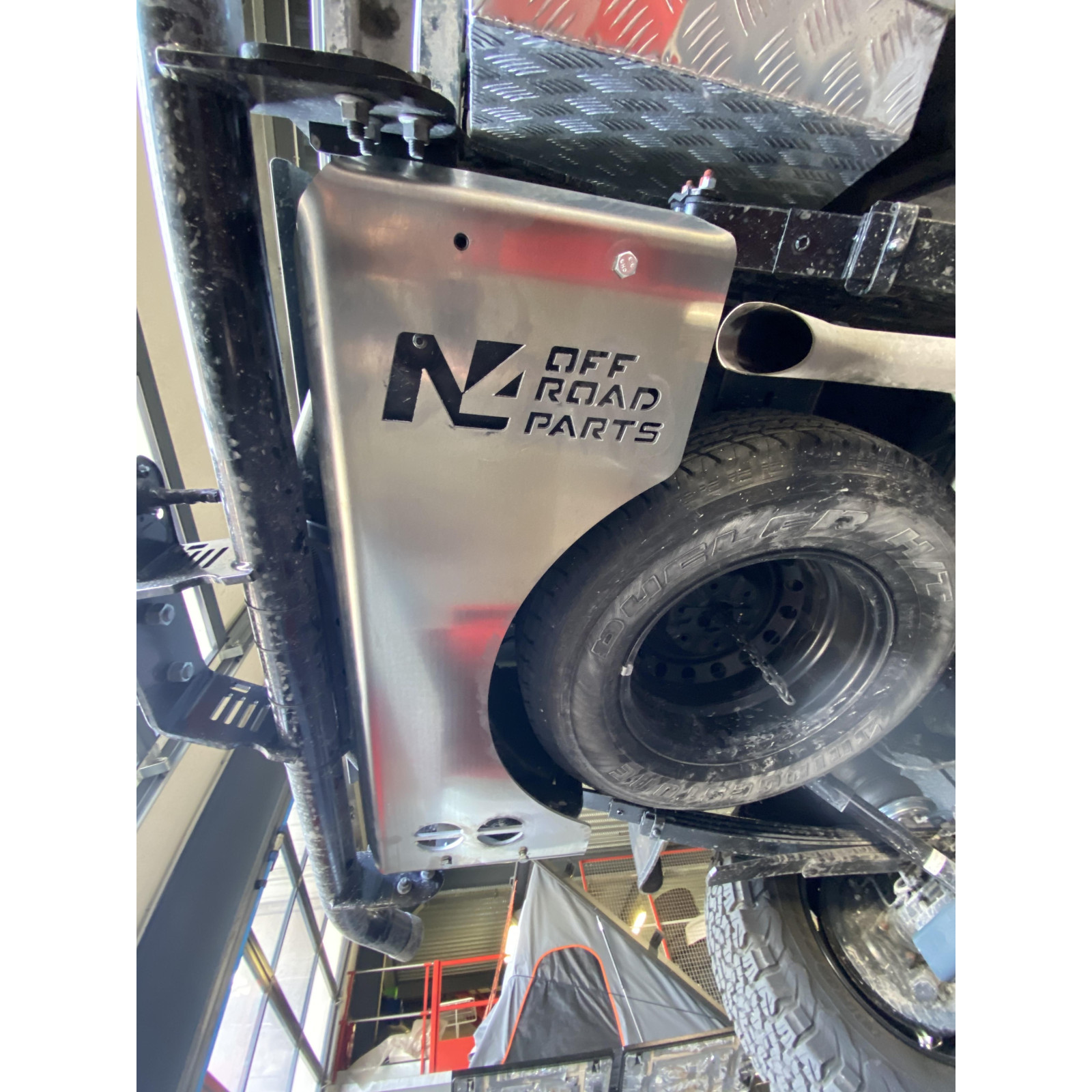 Ski de protection de réservoir AdBlue en aluminium de 6mm pour Mitsubishi L200 après 2019 N4-OFFROAD 