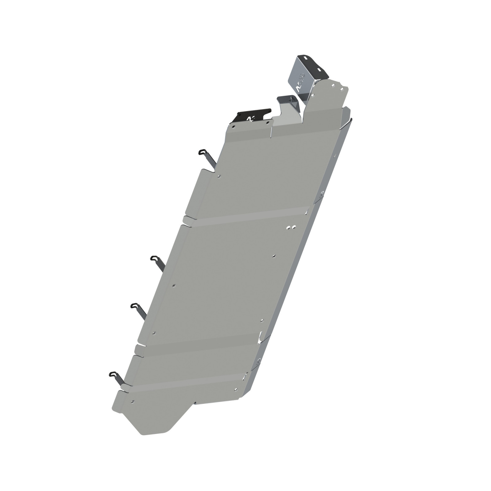 Ski réservoir carburant + adblue + webasto en aluminium de 5mm Volkswagen Transporter T6-T6.1 N4-OFFROAD 