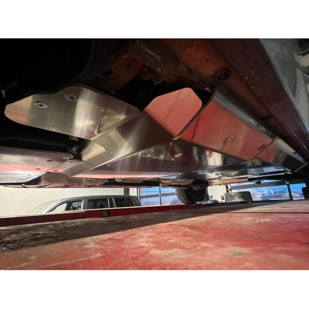 Ski réservoir carburant + adblue + webasto en aluminium de 5mm Volkswagen Transporter T6-T6.1 N4-OFFROAD 
