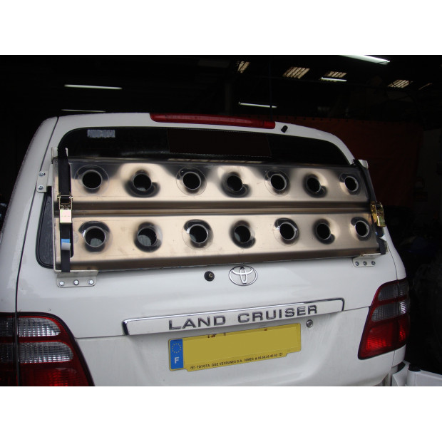 Support de plaques à sable sur le hayon pour Toyota HDJ100 N4-OFFROAD 