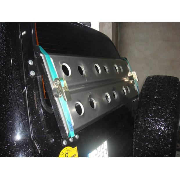 Support de plaques à sable sur le hayon pour Toyota HDJ80 N4-OFFROAD 