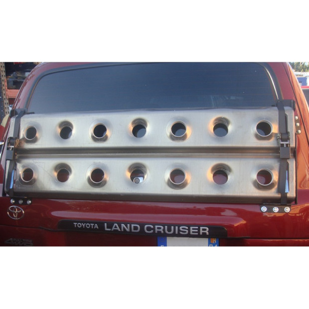Support de plaques à sable sur le hayon pour Toyota HDJ80 N4-OFFROAD 
