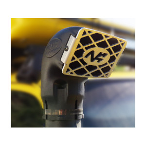 Grille de protection en aluminium pour tête de snorkel Safari avec grille démontable N4-OFFROAD 