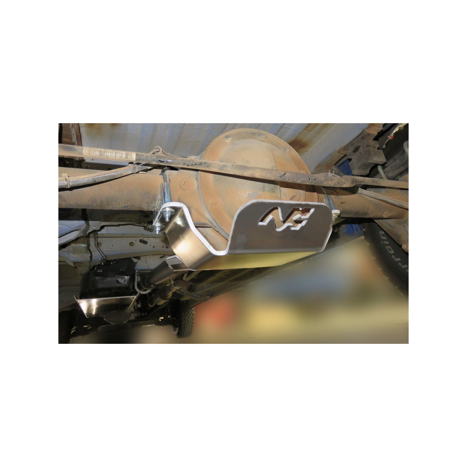 Ski de protection / Blindage Pont AR N4 Mercedes Sprinter II 4x4 2006-2012 • BLDV38A