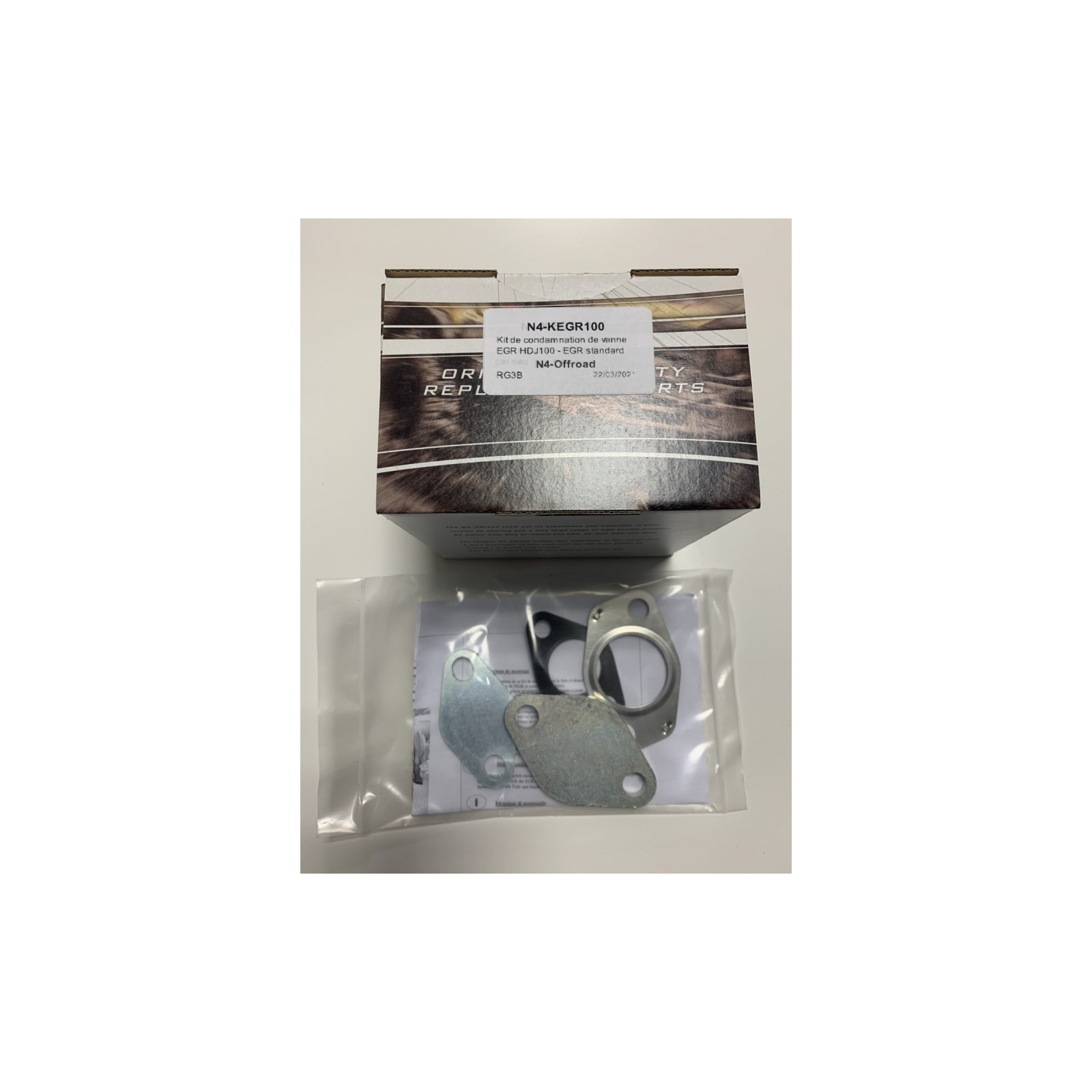 Kit de condamnation de vanne EGR HDJ100 - EGR standard N4-OFFROAD 