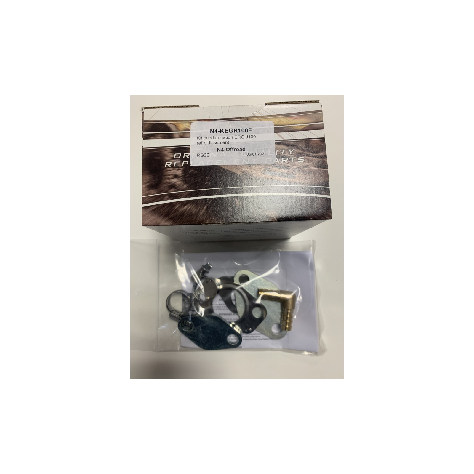 Kit de condamnation de vanne EGR HDJ100 - EGR refroidie par eau N4-OFFROAD 