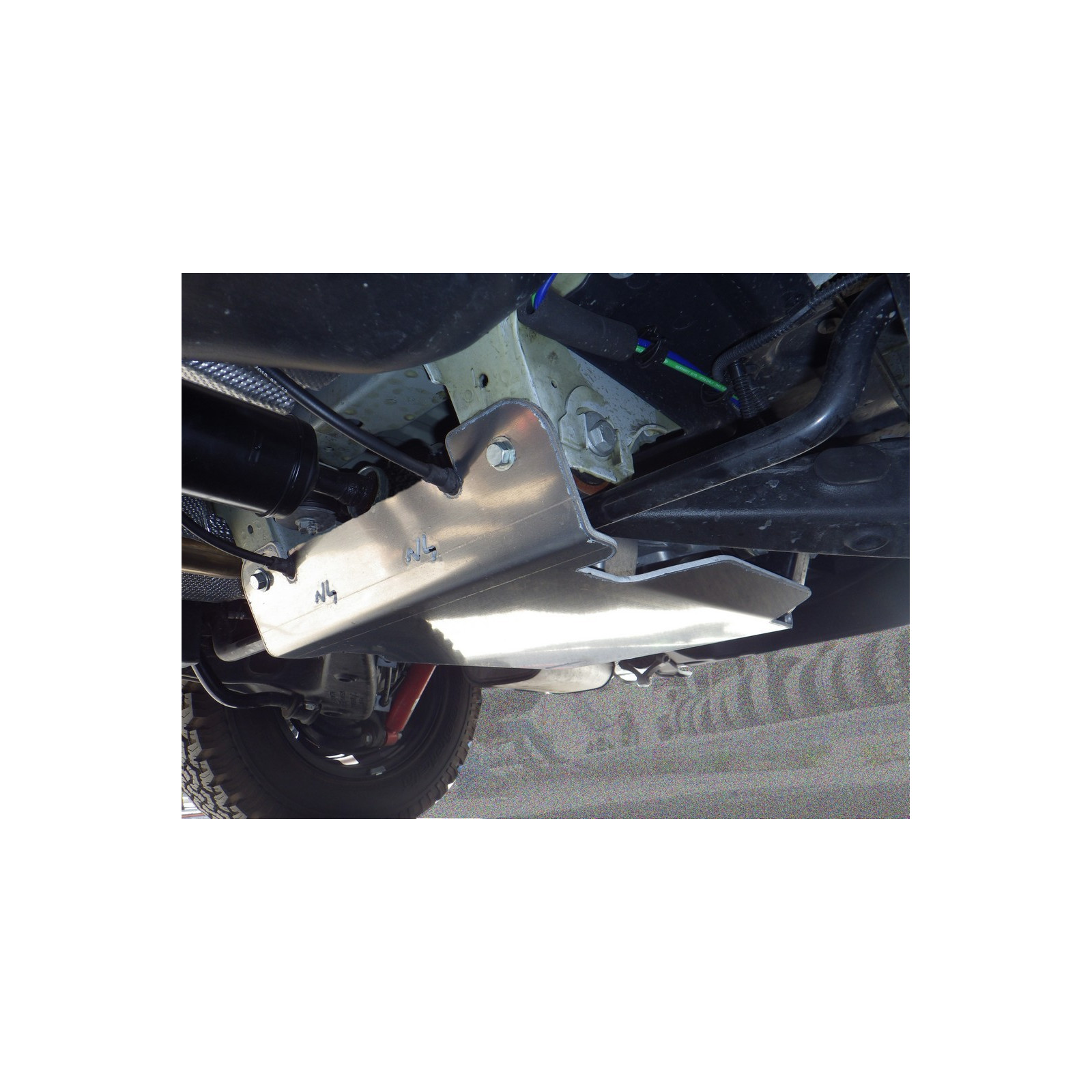 Ski de protection / Blindage Pont AR N4 Volkswagen T5 4 Motion 2.5 TDI 2010+ • BLDV32B