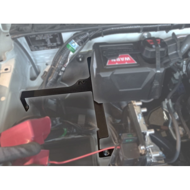 Kit support boitier relais treuil dans compartiment moteur Jimny 2018+ N4-OFFROAD 