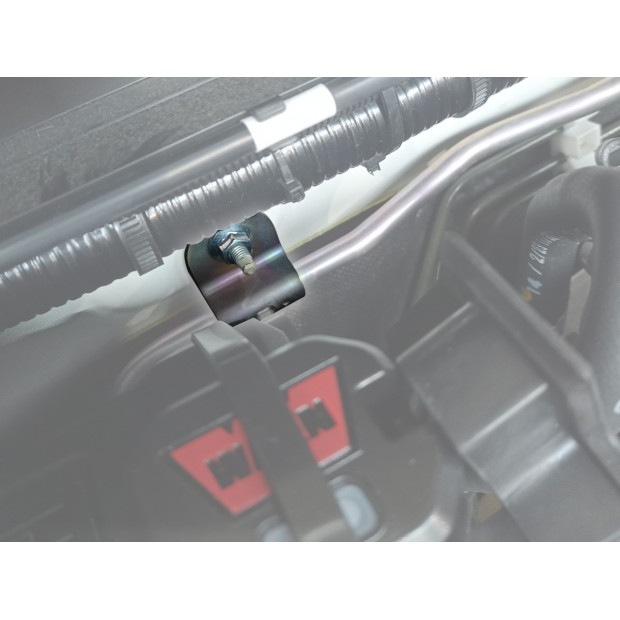 Kit support boitier relais treuil dans compartiment moteur Jimny 2018+ N4-OFFROAD 