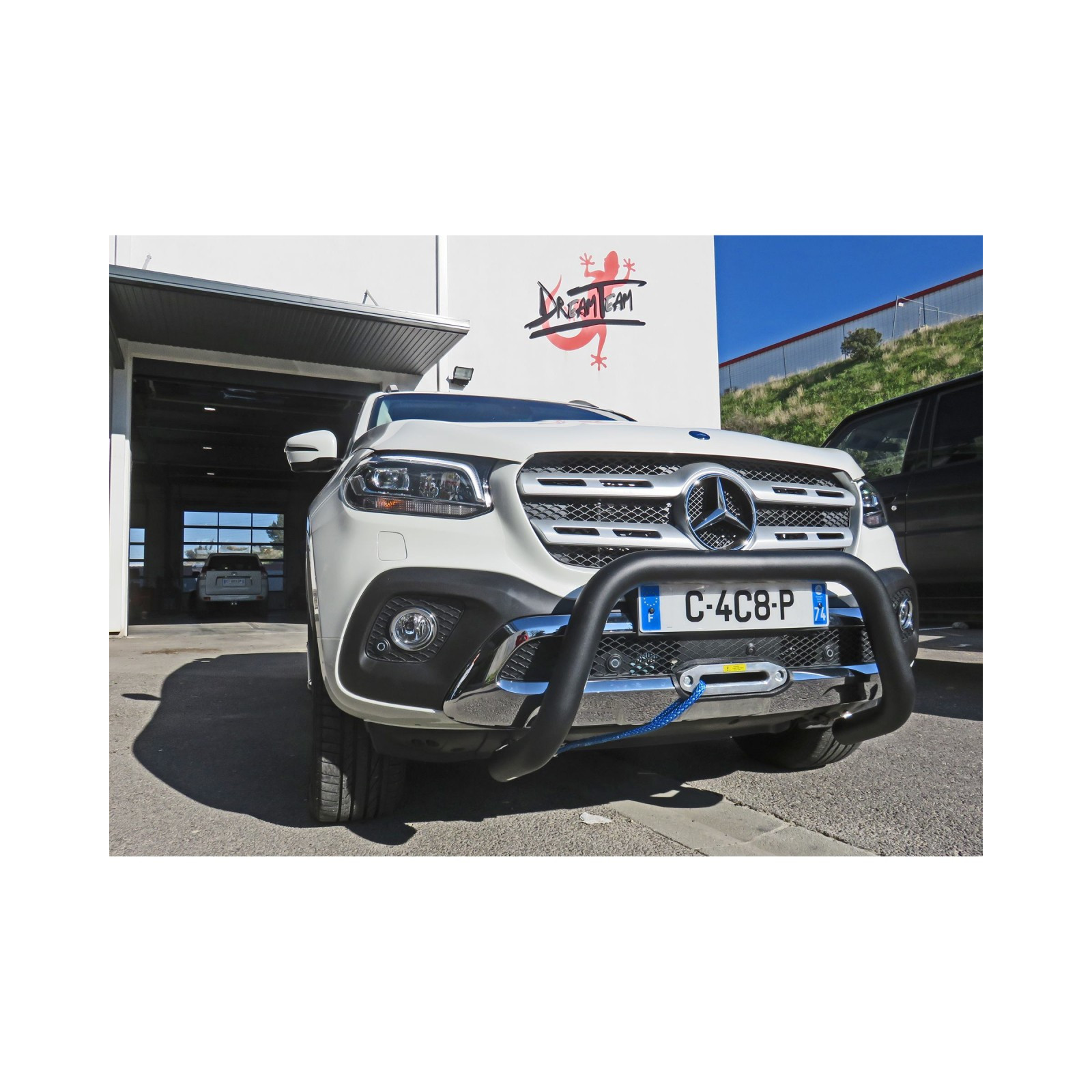 Platine de treuil intégrée au pare-chocs d'origine pour Nissan Navara D23 NP300 et Classe X 