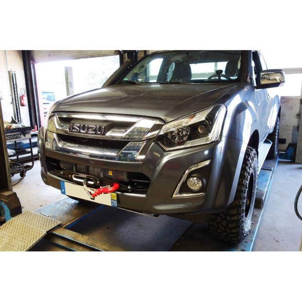 Platine de treuil intégrée au pare-chocs d'origine pour Isuzu D-Max 2012-2020 