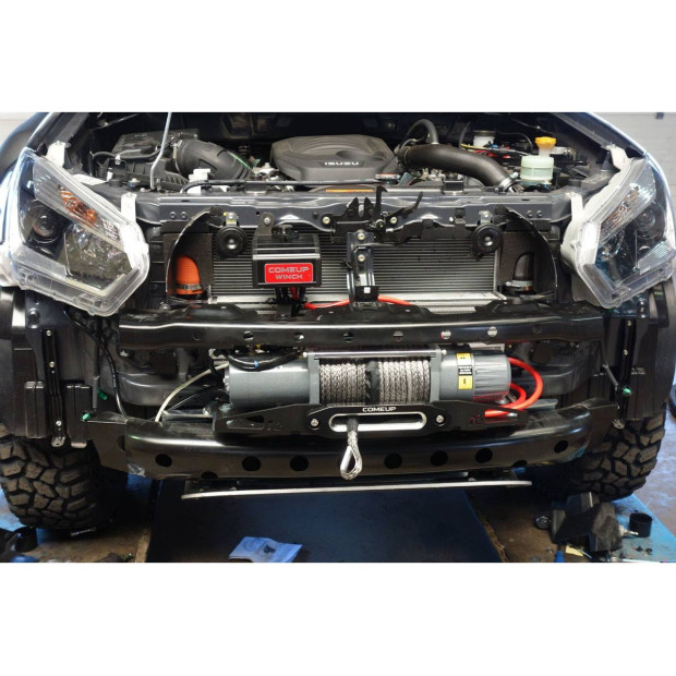 Platine de treuil intégrée au pare-chocs d'origine pour Isuzu D-Max 2012-2020 