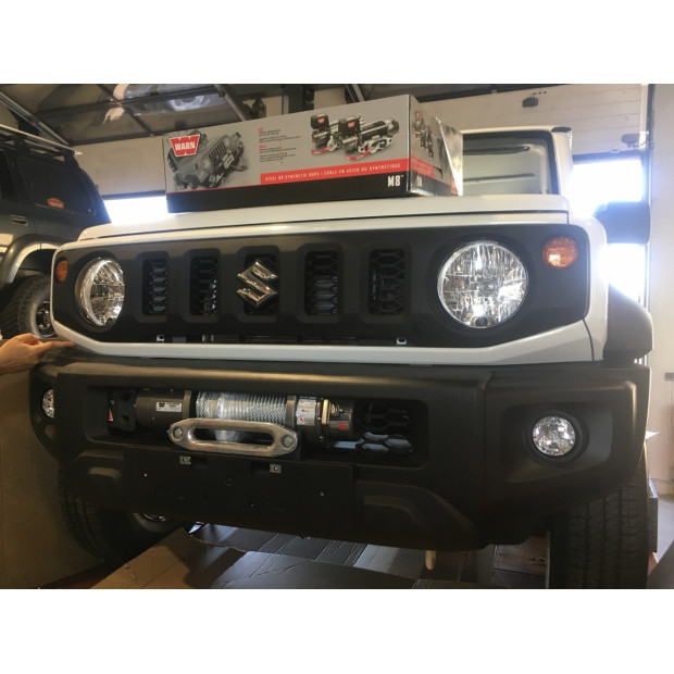 Platine de treuil intégrée au pare-chocs d'origine pour Suzuki Jimny après 2018 N4-OFFROAD 