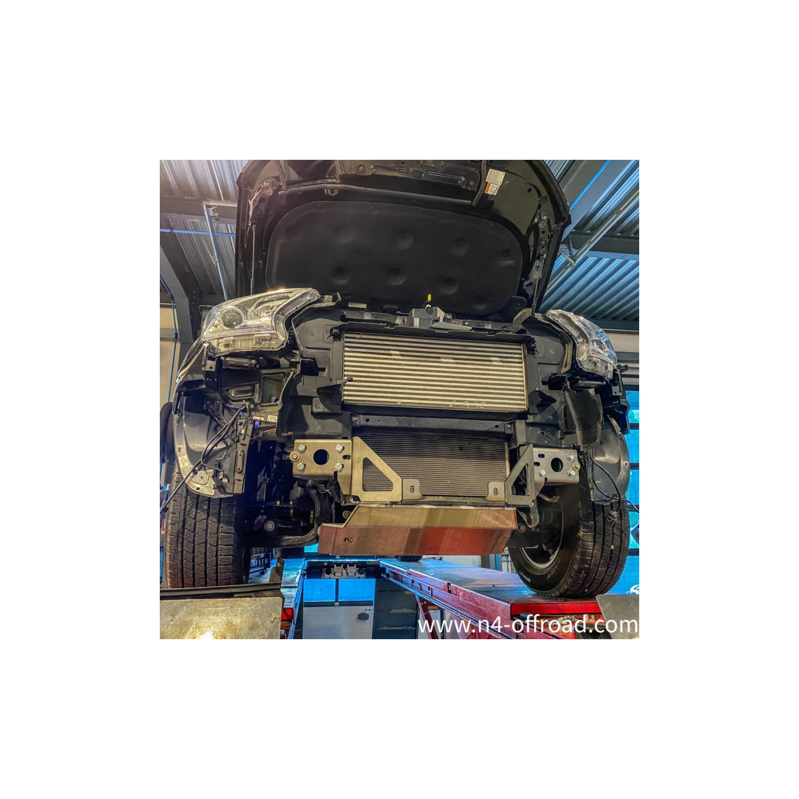 Platine de treuil intégrée au pare-chocs d'origine pour Ford Ranger T8 2019-2023 N4-OFFROAD 