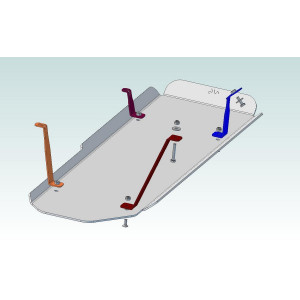 Ski de protection / Blindage Réservoir N4 Isuzu D-Max 2012+ • BLRE29B