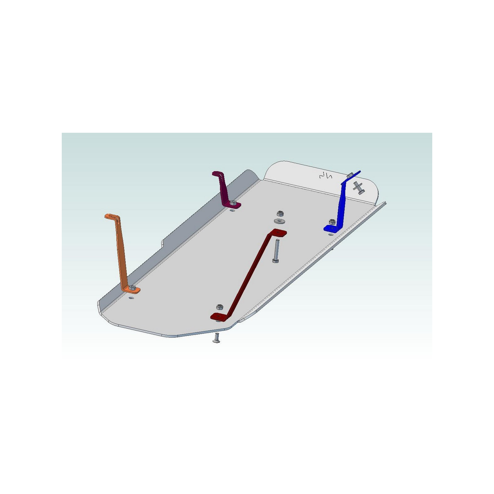 Ski de protection / Blindage Réservoir N4 Isuzu D-Max 2012+ • BLRE29B