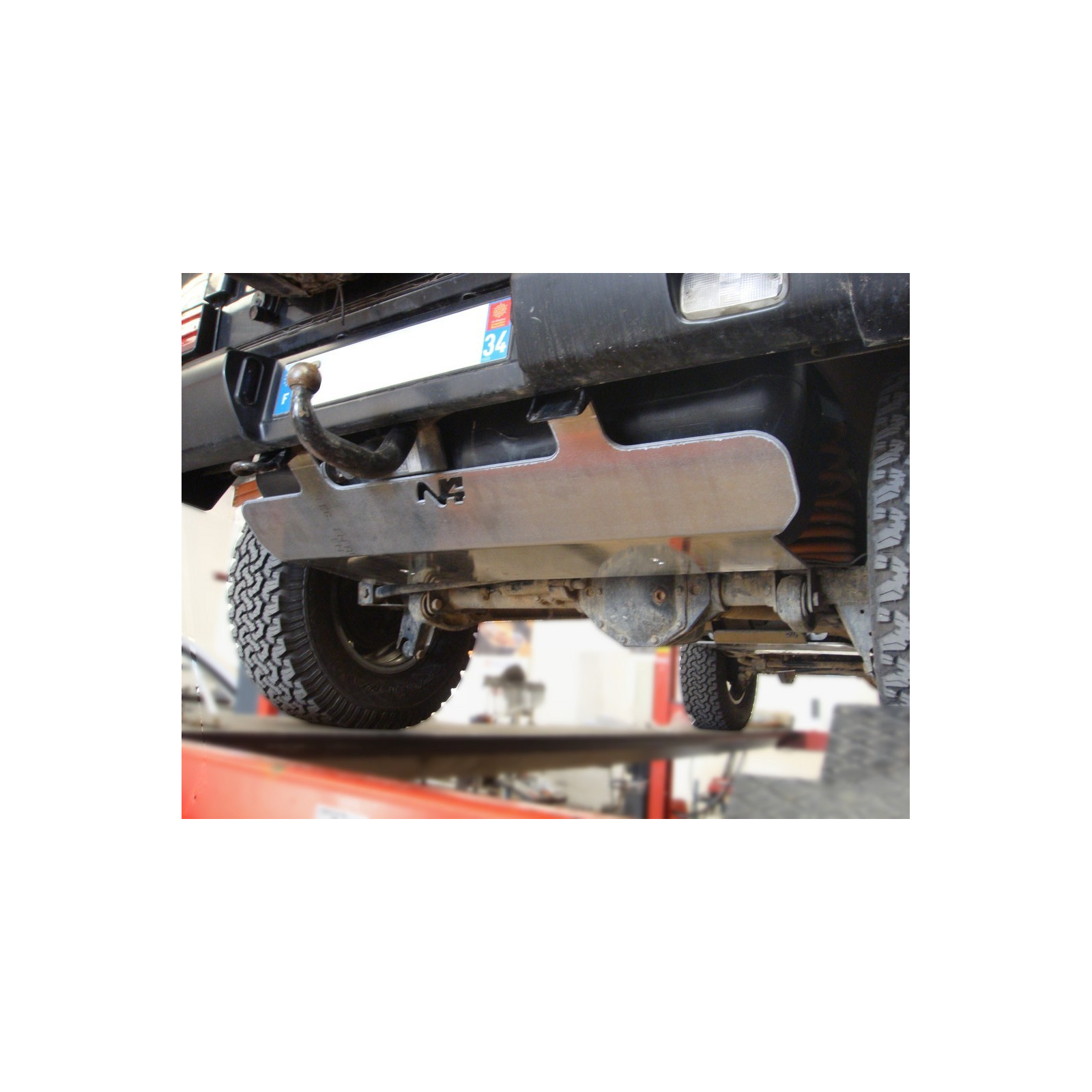 Ski de protection / Blindage Réservoir N4 Mercedes G 461 463 • BLRE31B