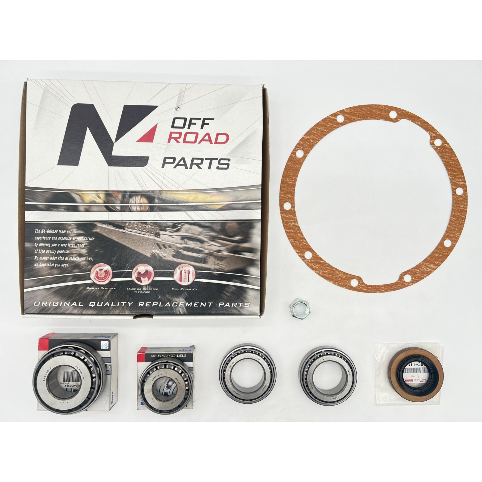 Kit réfection de pont avant ou arrière Land Cruiser BJ4 FJ5 HJ6 avant 11-84 N4-OFFROAD 