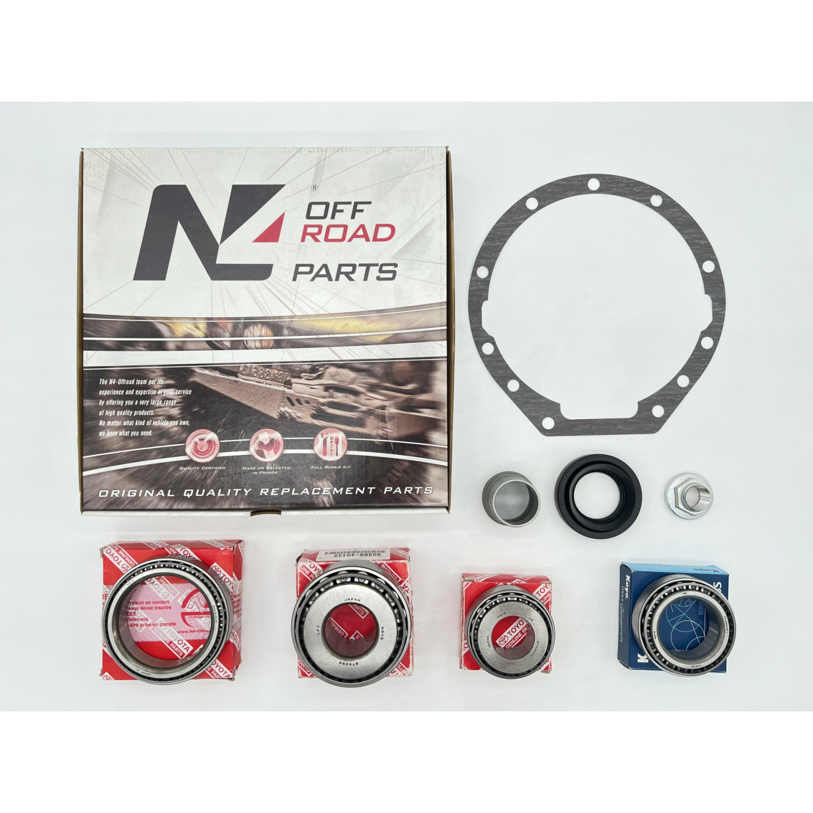 Kit réfection pont arrière Land Cruiser KDJ150 KDJ155 et FJ Cruiser après 08-2009 N4-OFFROAD 