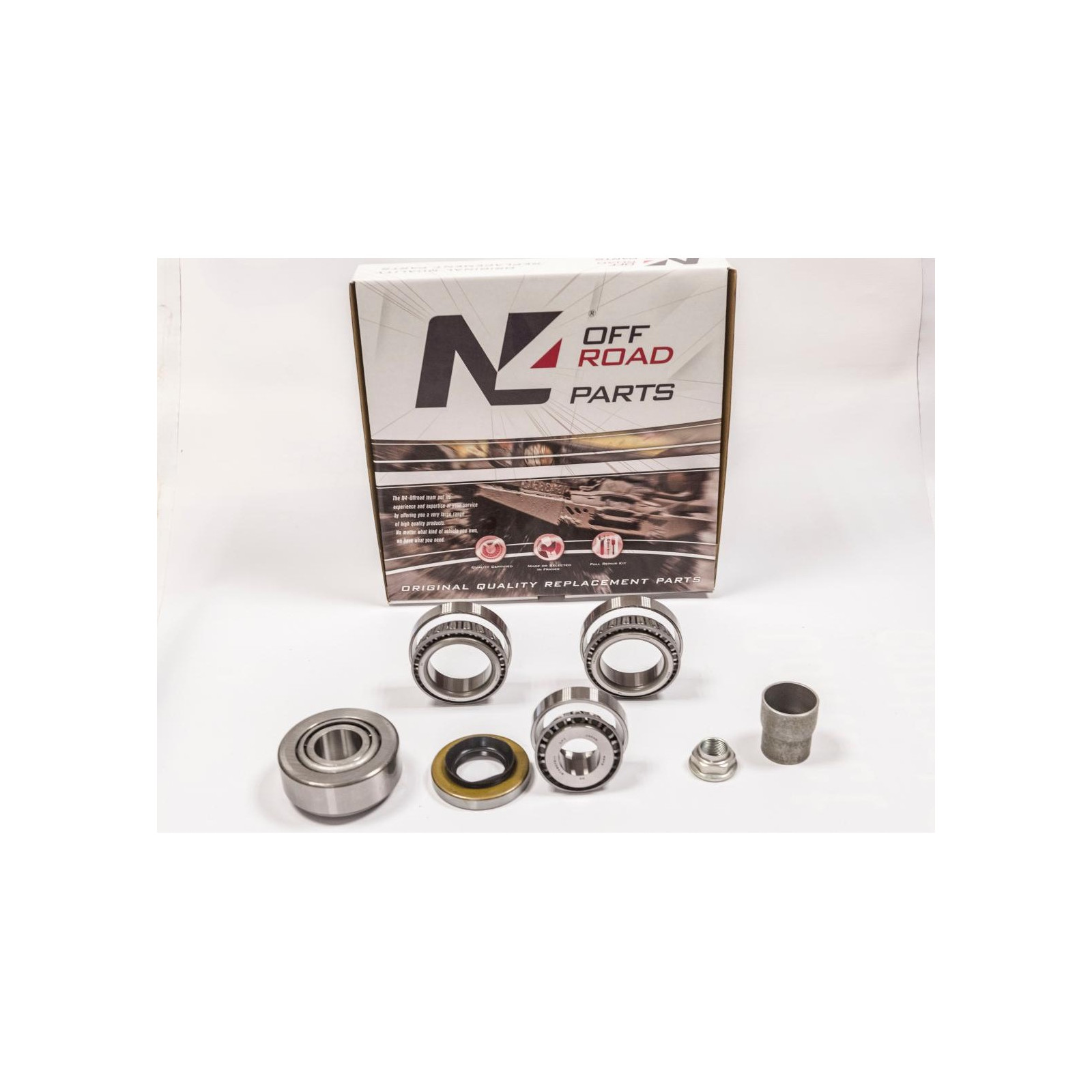 Kit réfection de pont avant Land Cruiser KZJ7 LJ7 - Couple conique adaptable neuf N4-OFFROAD 