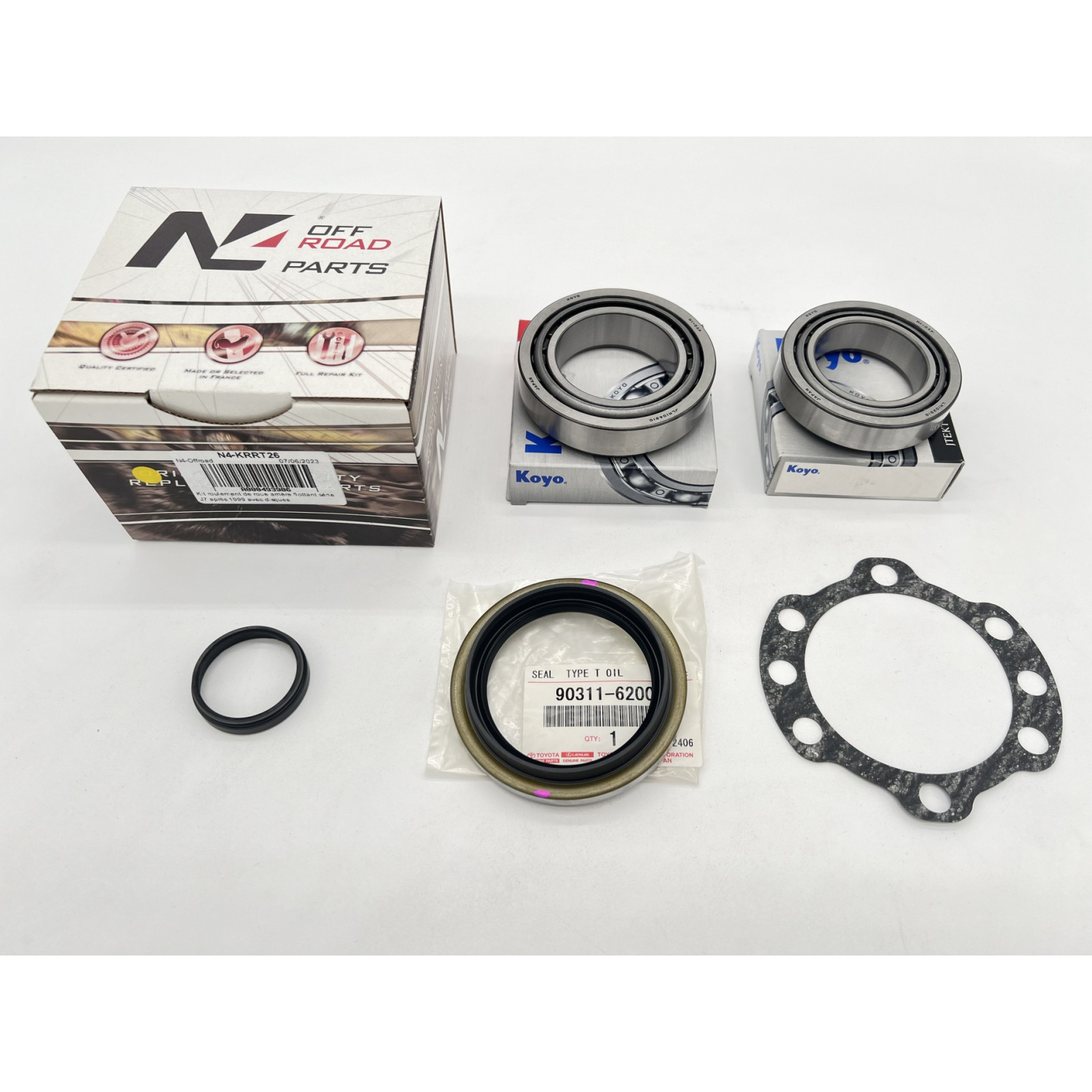 Kit roulement de roue arrière flottant série J7 après 1999 avec disques N4-OFFROAD 