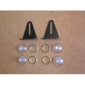 Support à ventouses pour GPS à fixation latérales N4-OFFROAD 