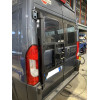 Porte roue de secours en inox sur porte arrière gauche Fiat Ducato-Campeo N4-OFFROAD 