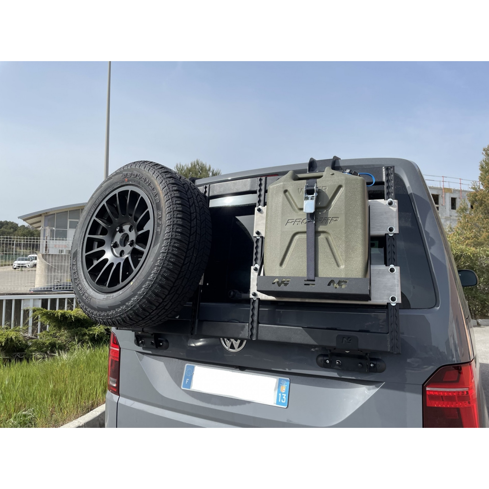 Porte roue - porte tout sur hayon pour Volkswagen Transporter T6 N4-OFFROAD 