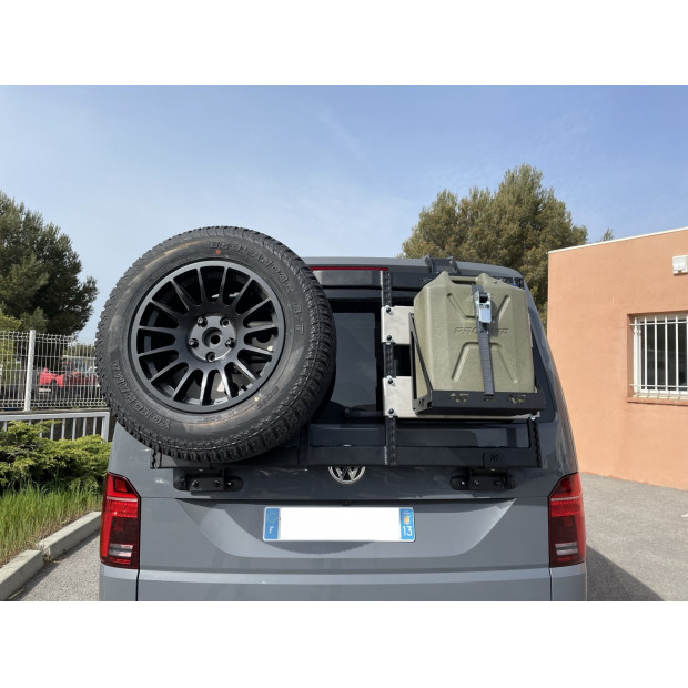 Porte roue - porte tout sur hayon pour Volkswagen Transporter T6 N4-OFFROAD 