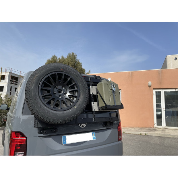 Porte roue - porte tout sur hayon pour Volkswagen Transporter T6 N4-OFFROAD 