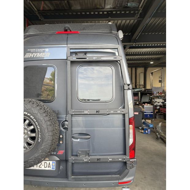Porte tout en aluminium sur porte arrière droite pour Mercedes Sprinter W907 N4-OFFROAD 