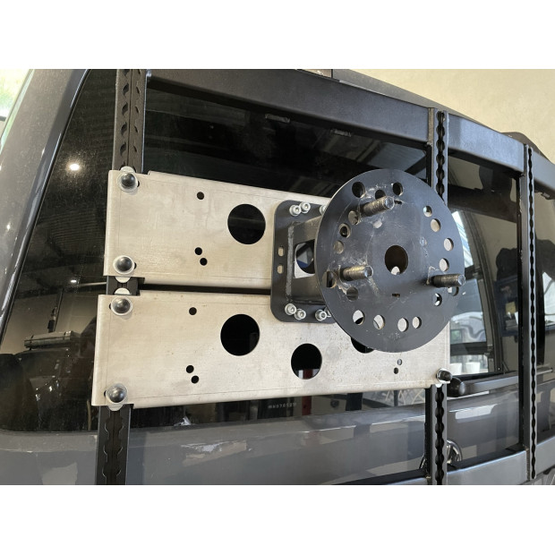Option porte roue seul pour N4-PR2003 - montage sur Volkswagen Tranporter T6 N4-OFFROAD 