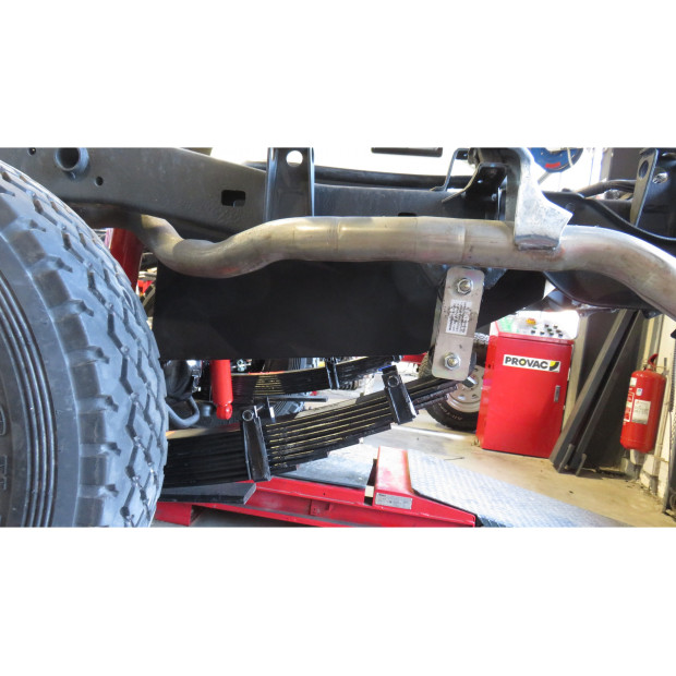 Réservoir supplémentaire auxiliaire inox 160L Toyota HZJ78 et HZJ79 simple cabine N4-OFFROAD 