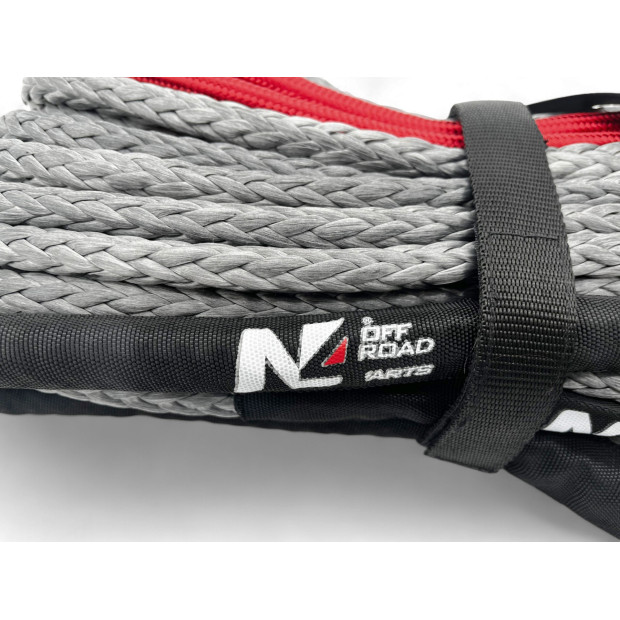 Corde synthétique de treuil 10mm x 24M N4-OFFROAD 