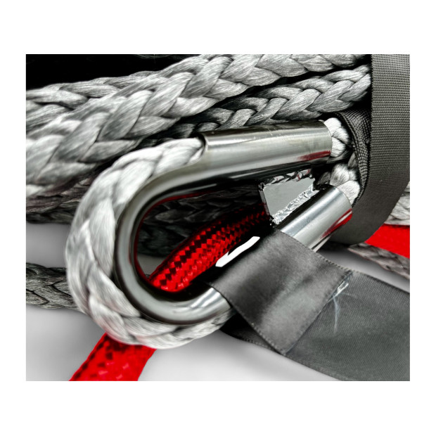 Corde synthétique de treuil 12mm x 28M N4-OFFROAD - Jusqu'à 6.8T 