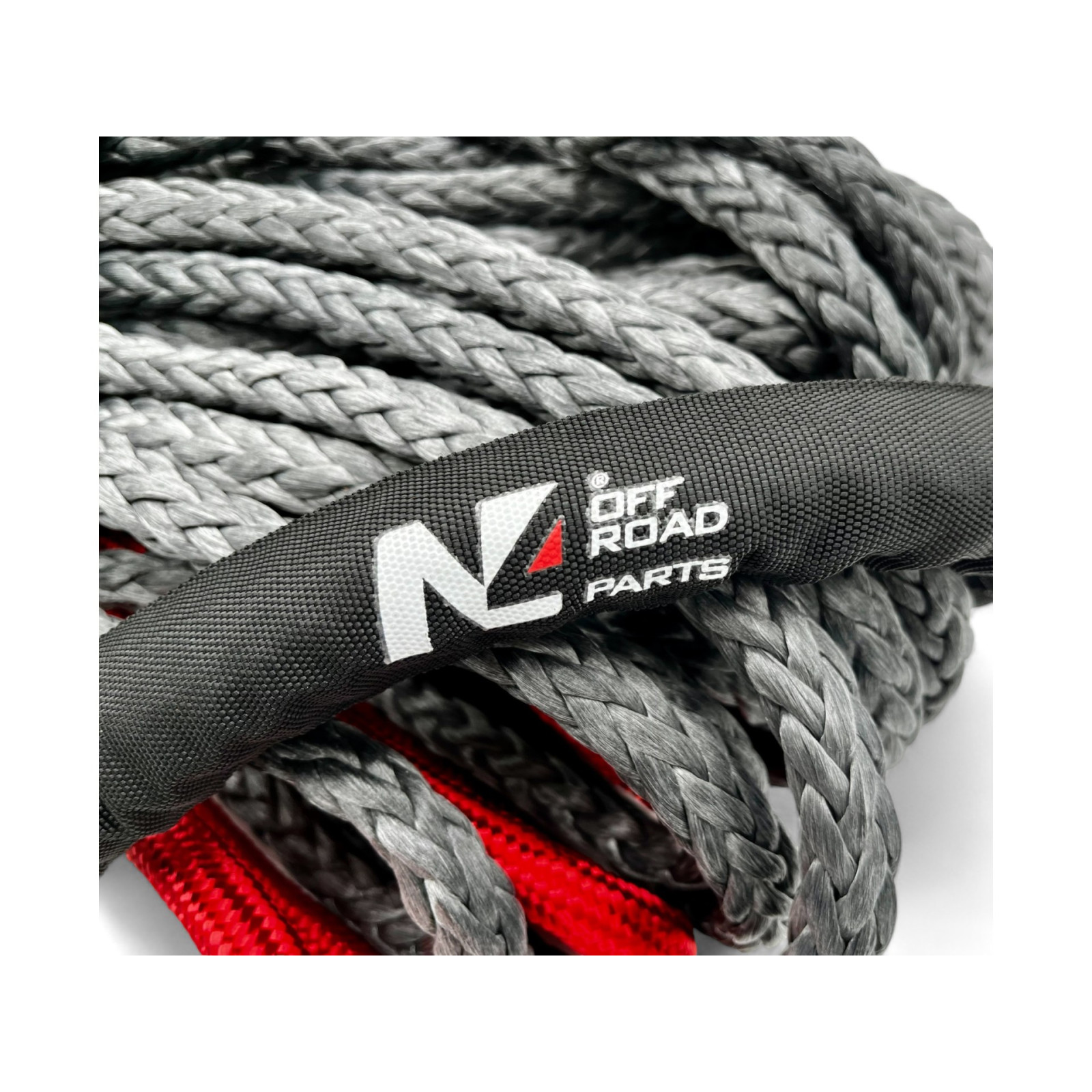 Corde synthétique de treuil 12mm x 28M N4-OFFROAD - Jusqu'à 6.8T 
