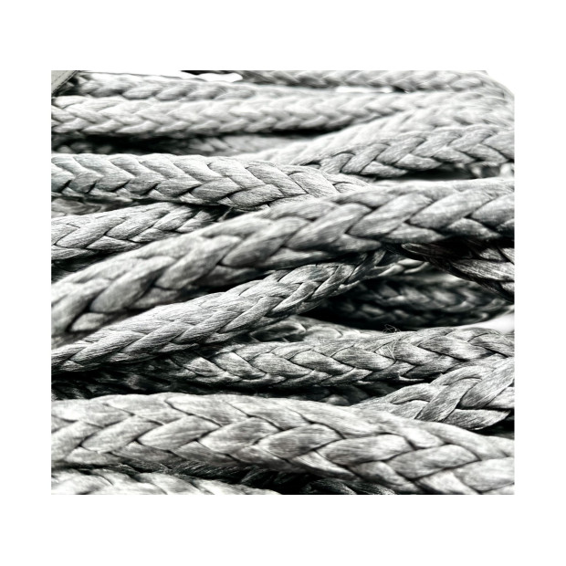 Corde synthétique de treuil 12mm x 28M N4-OFFROAD - Jusqu'à 6.8T 