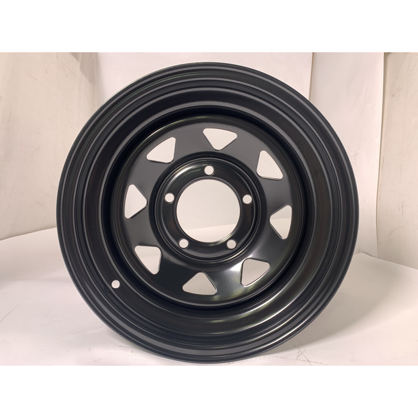 Jante acier Triangular noire 7X15 5x139.7 ET-6 CB108 Suzuki Jimny & Samurai 