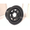 Jante acier Triangular noire 7X15 5x139.7 ET-6 CB108 Suzuki Jimny & Samurai 