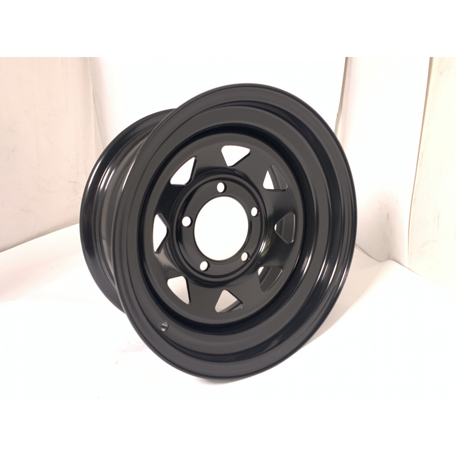 Jante acier Triangular noire 7X15 5x139.7 ET-6 CB108 Suzuki Jimny & Samurai 