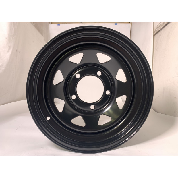 Jante acier Triangular noire 7X16 5x150 ET5 CB113 pour Toyota HZJ78 HZJ79 N4-OFFROAD 