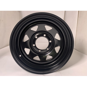 Jante acier Triangular noire 7X16 6x139.7 ET0 CB110 pour Nissan Toyota Ford Mitsubishi 