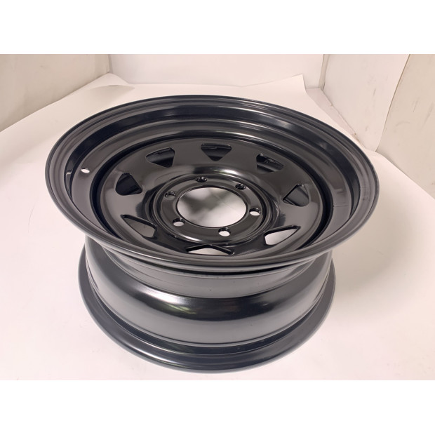 Jante acier Triangular noire 7X16 6x139.7 ET0 CB110 pour Nissan Toyota Ford Mitsubishi 