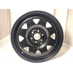 Jante acier Triangular noire 7x17 6x114.3 ET20 CB66.1 pour Nissan Navara D23 Mercedes Classe X Renault Alaskan N4-OFFROAD 