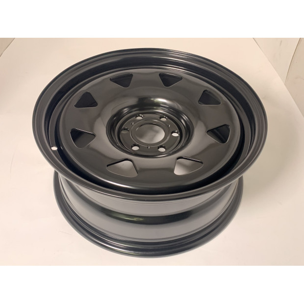 Jante acier Triangular noire 7x17 6x114.3 ET20 CB66.1 pour Nissan Navara D23 Mercedes Classe X Renault Alaskan N4-OFFROAD 