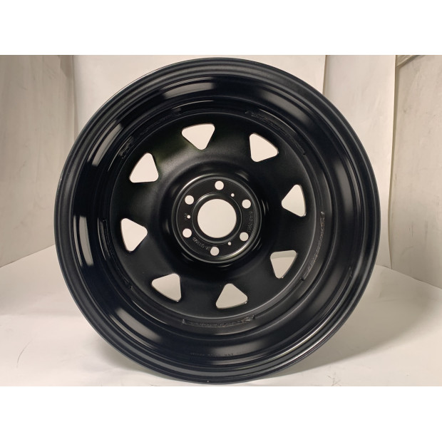 Jante acier Triangular noire 7x17 6x114.3 ET20 CB66.1 pour Nissan Navara D23 Mercedes Classe X Renault Alaskan N4-OFFROAD 
